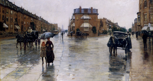 hassam rainy day boston 85 Toledo art mus