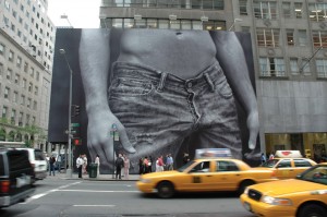 A and F billboard NYC